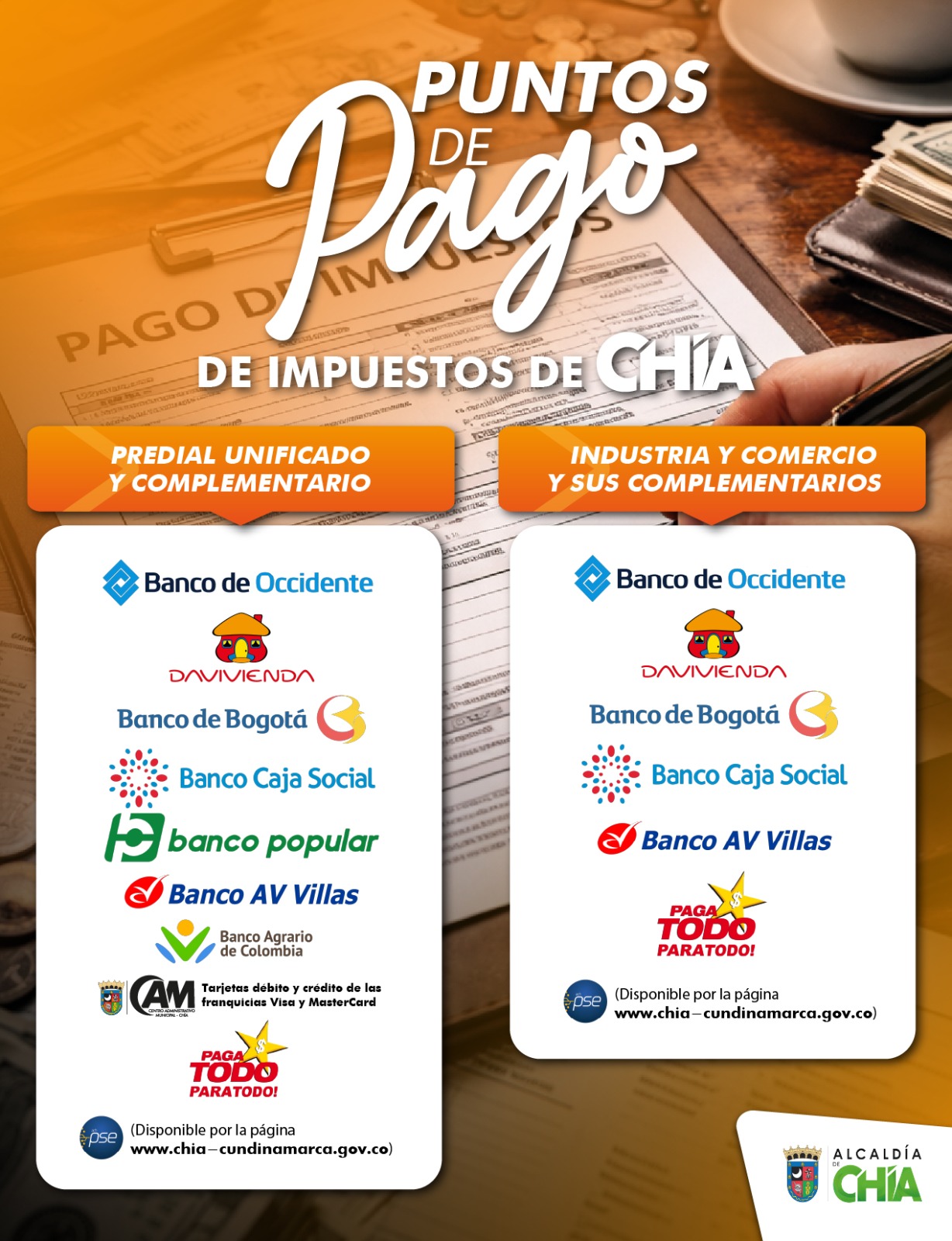 Pieza Gráfica Puntos de Pago