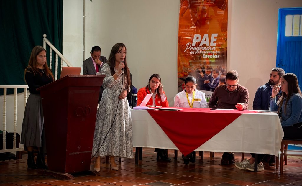 Foto Mesa Pública del Programa de Alimentación Escolar 2026