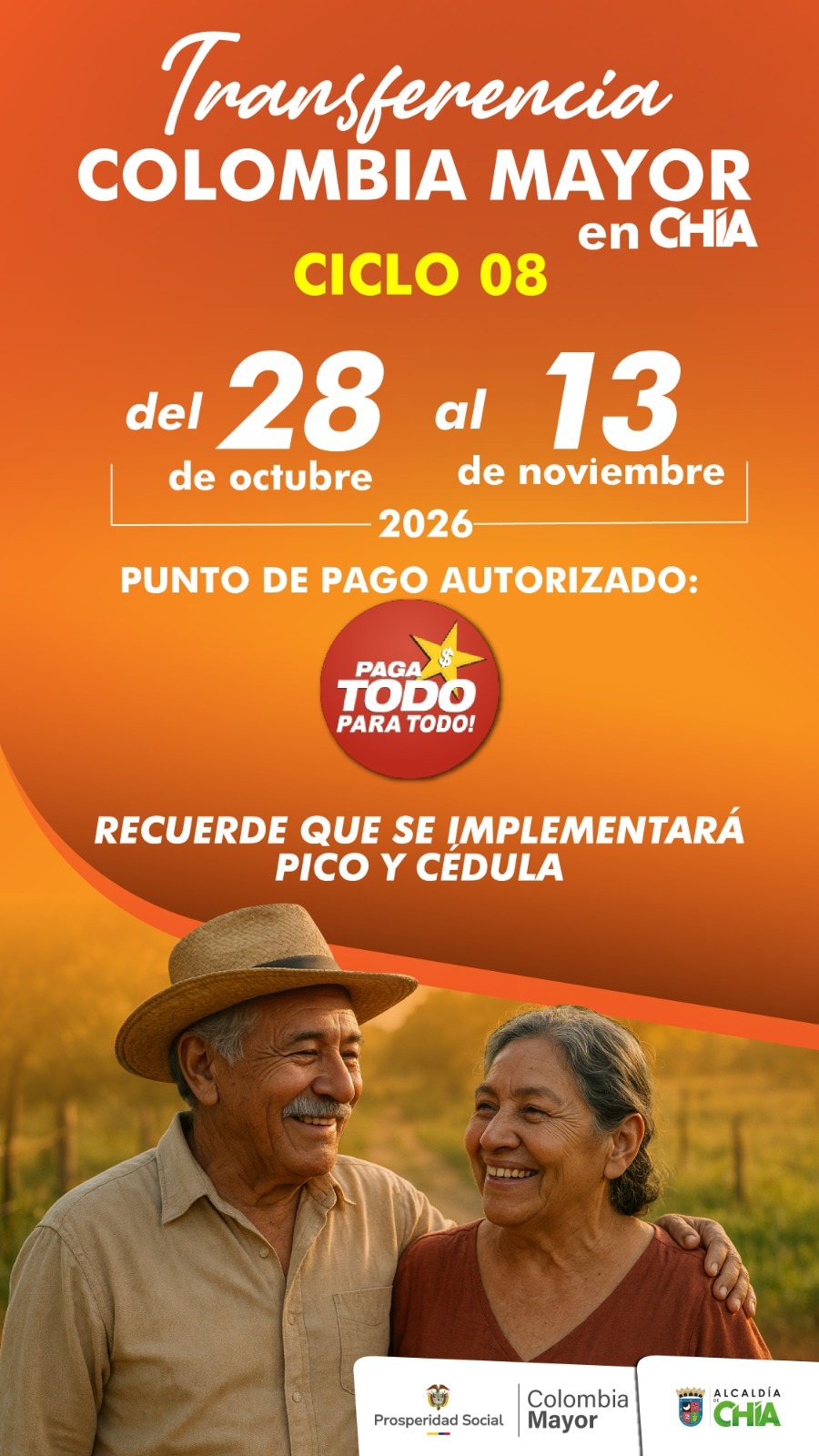 Recuerde que este programa es del orden nacional