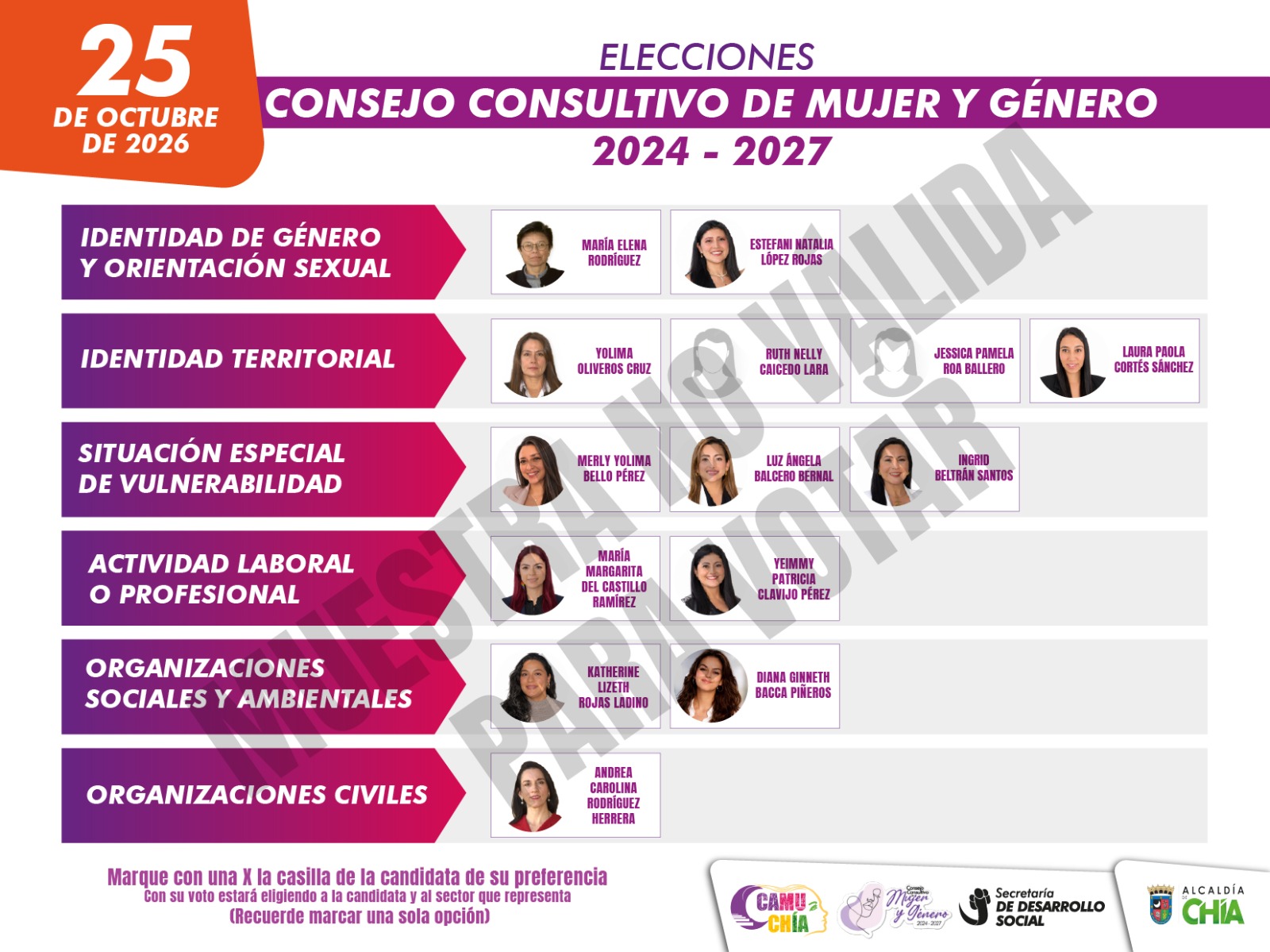 Imagen tarjeton Consejo Consultivo de Mujer y Género
